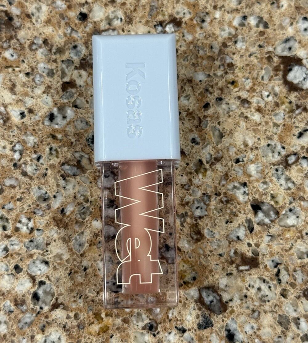 Kosas Wet Lip Oil Jellyfish Nude Shimmer Shine Travel Size 0.06 fl oz